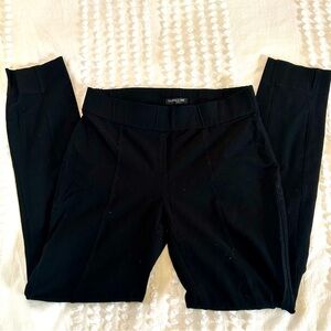 Eileen Fisher Women’s Black Stretch Crepe skinny ankle length pants Sz XS